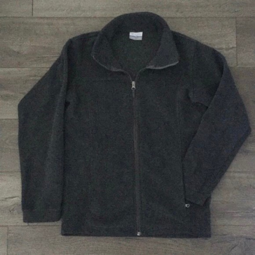 Columbia Youth Gray Benton Springs Fleece Jacket Large (14/16)